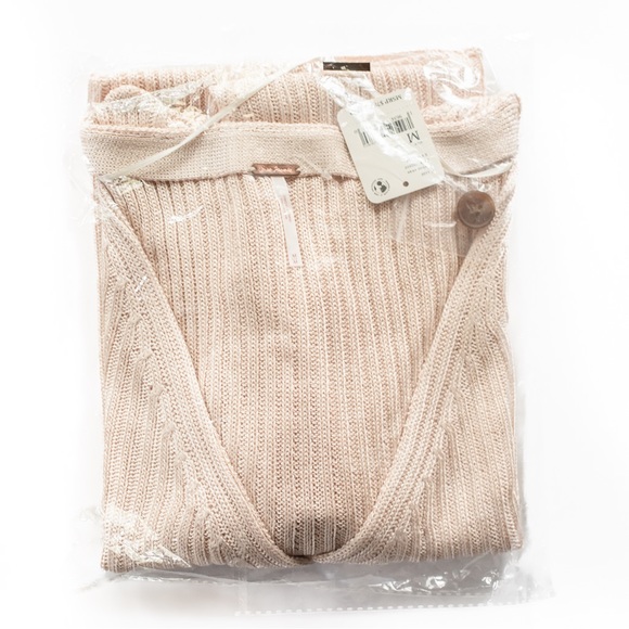 NWT Free People Game On Cardi in White Swan - Picture 8 of 15